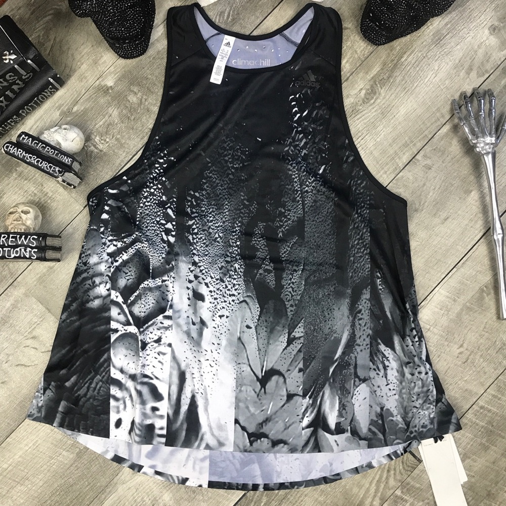 Adidas cloudy under water Workout Tank Top